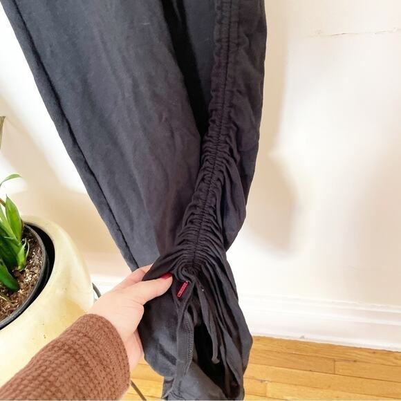 n:Philanthropy Black Sleeveless Crewneck Side Ruching Peach Dress Size S NEW - Picture 10 of 10